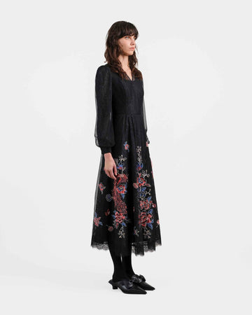 Phoenix Embroidered Dress