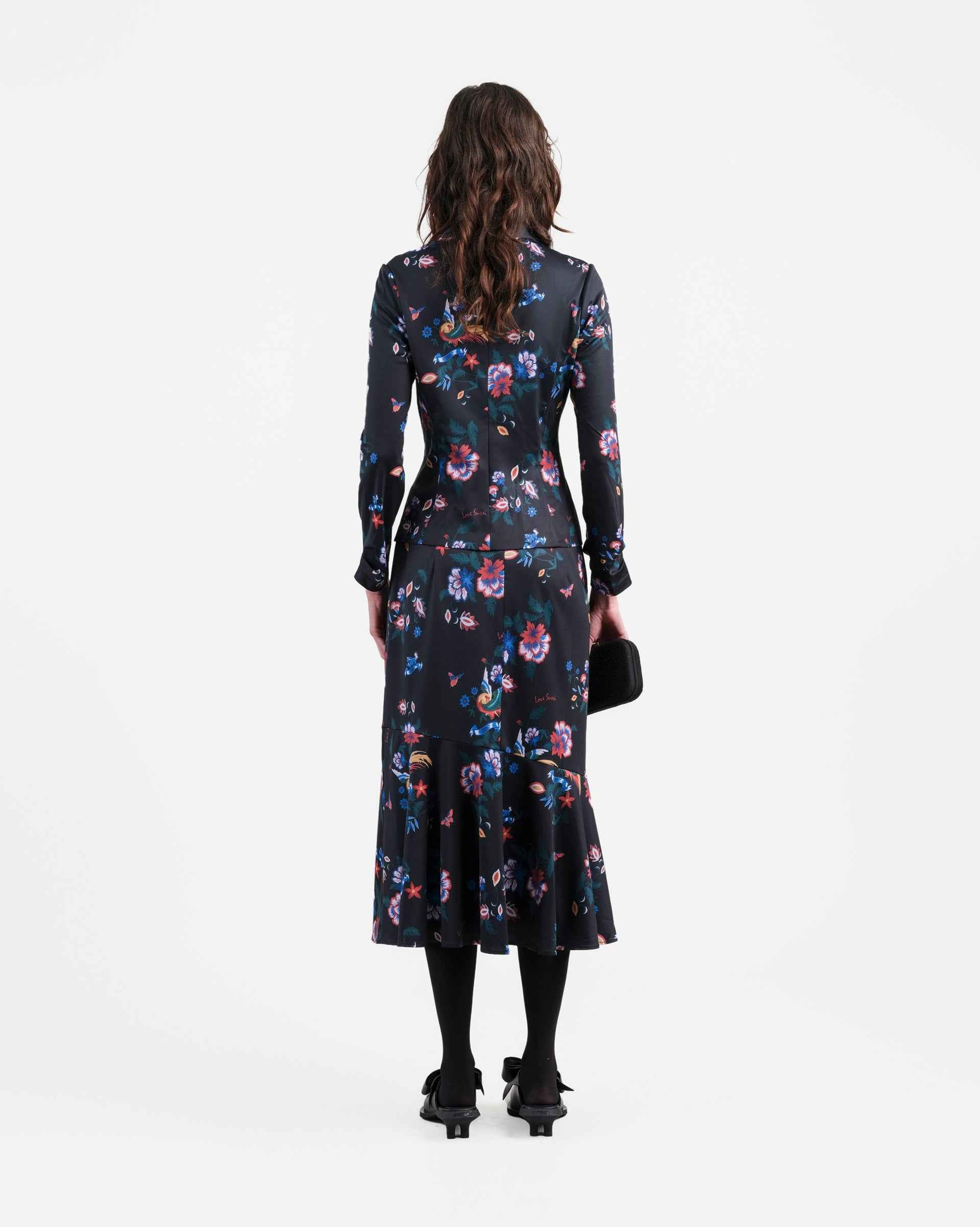 Phoenix Printed Tailored Blouse