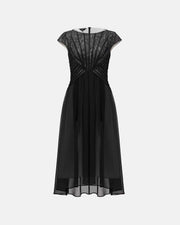 Elegant Cinched-Waist Dress