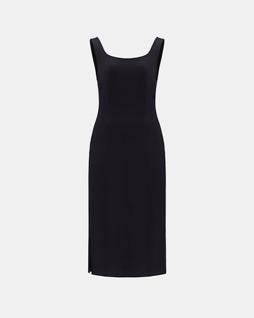 Elegant Spaghetti Strap Slim-fit Waist Dress - Sussiland