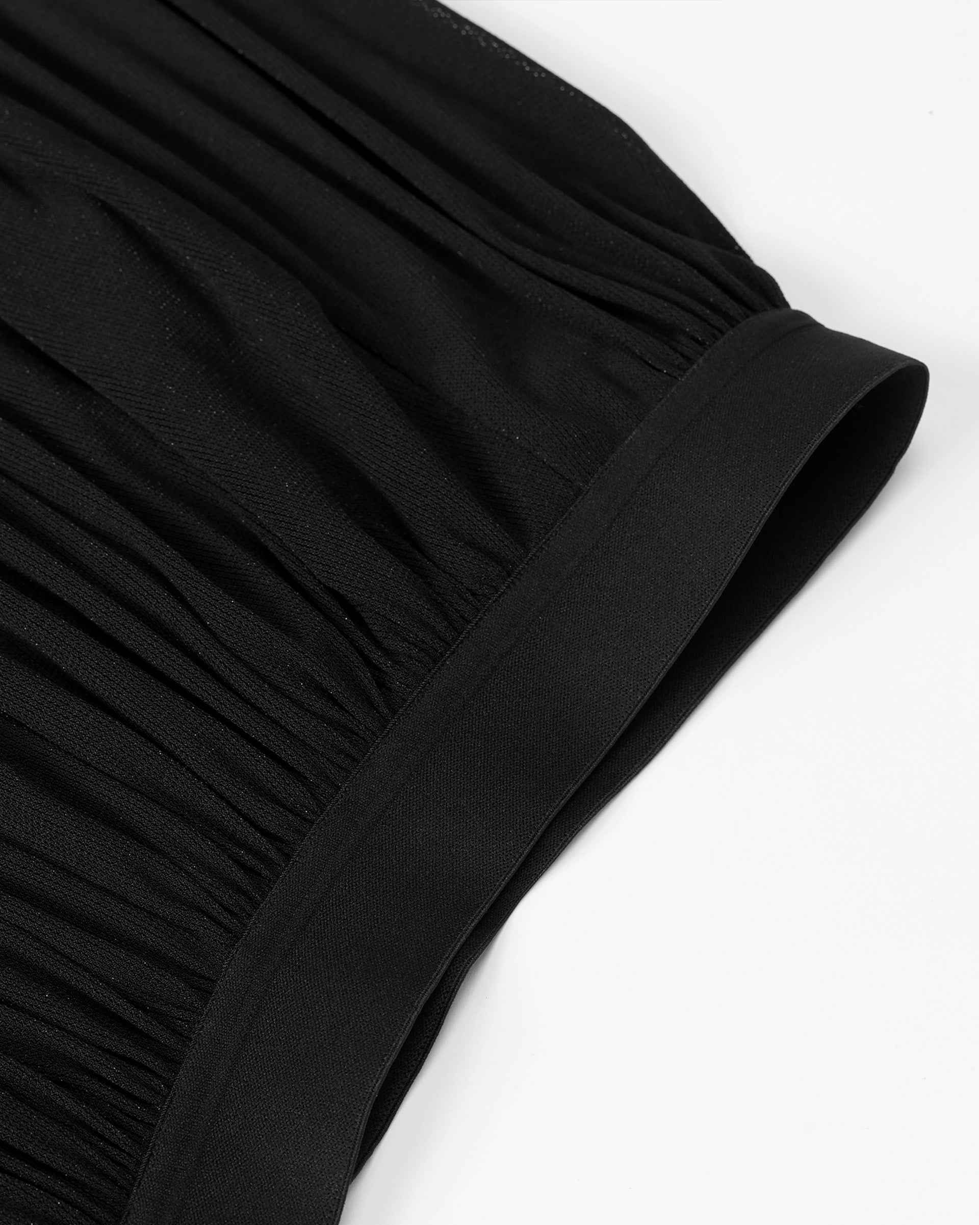 Black Resort-Style Wide-Leg Palazzo Pants