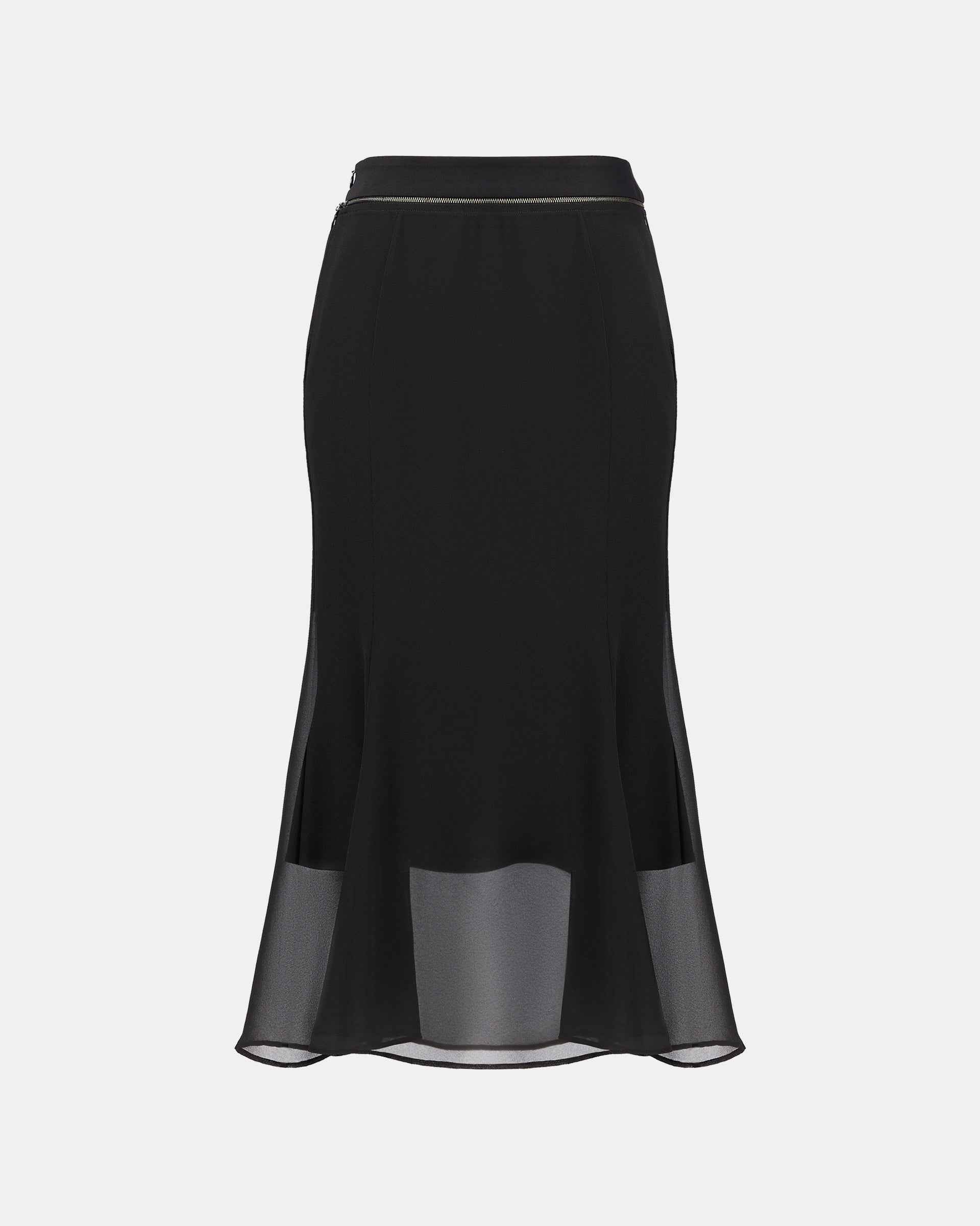 Elegant Mermaid Hem Skirt