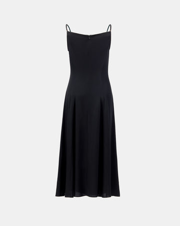 Rhinestone-Embellished Cinched Waist Dress - Sussiland