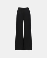 Tailored Black Wide-Leg Trousers