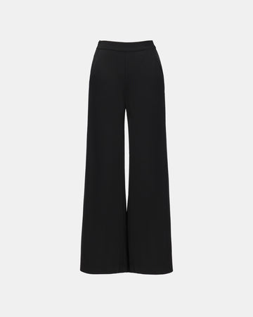 Tailored Black Wide-Leg Trousers - Sussiland