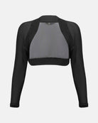 High-Waisted Long-Sleeve Evening Bolero